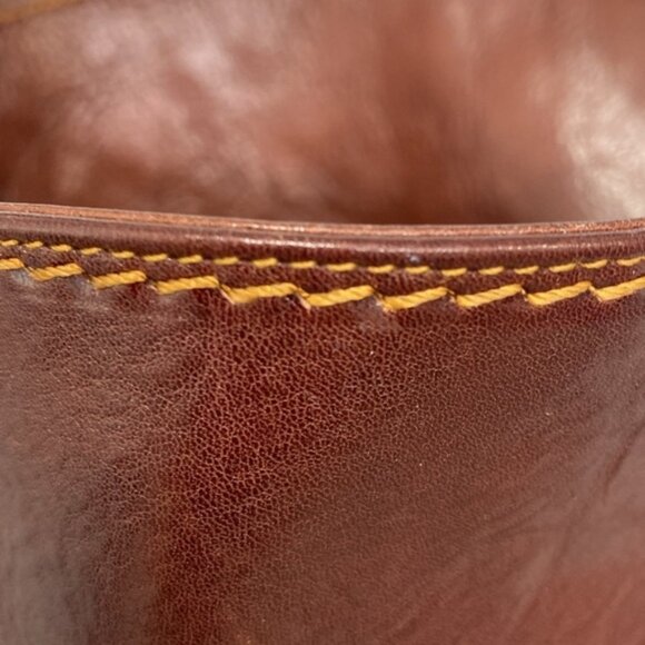 Marino Orlandi Made in Italy Leather‎ Shoulder Bucket Bag - EUC - Picture 15 of 16